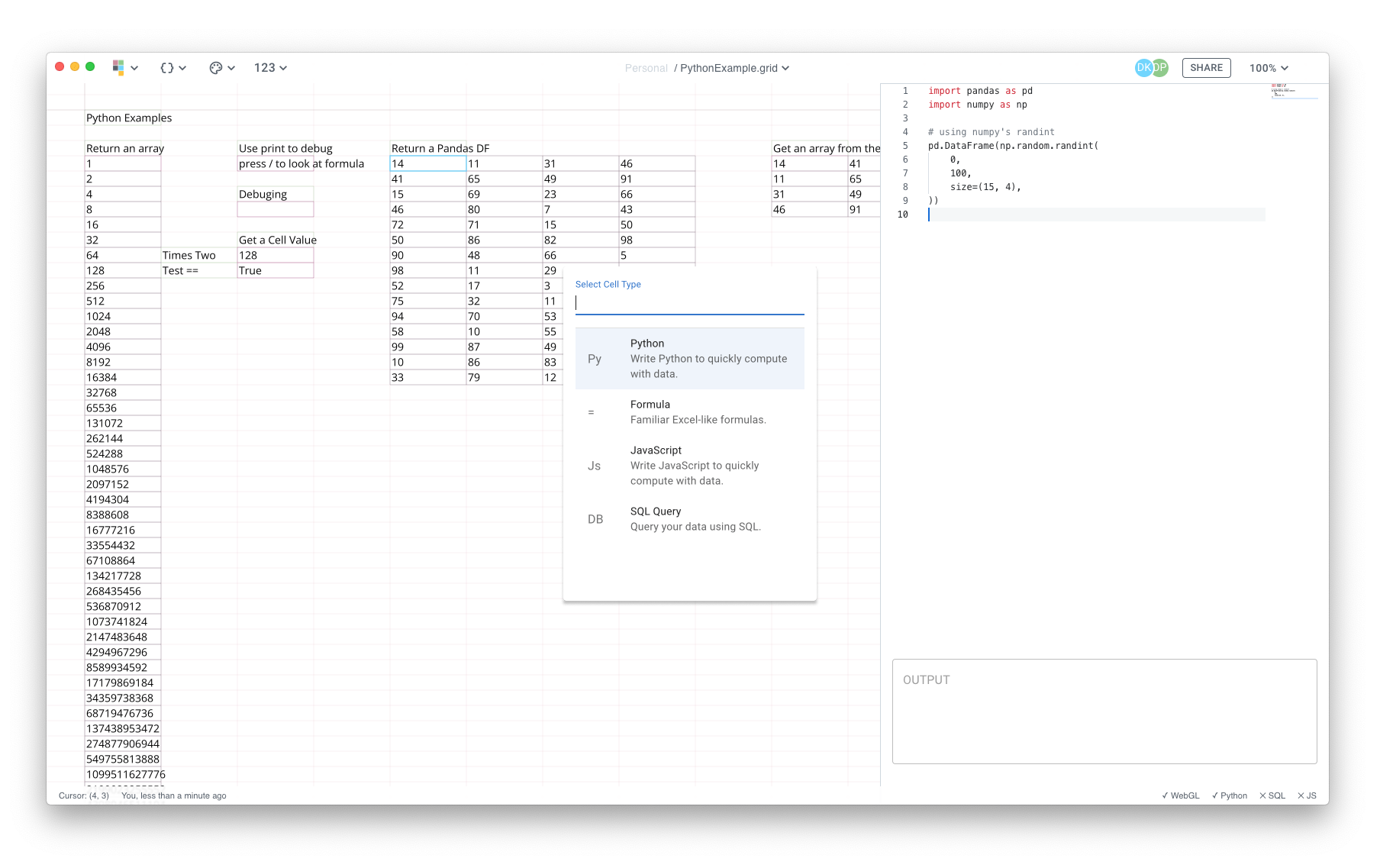 Quadratic's modern web app architecture