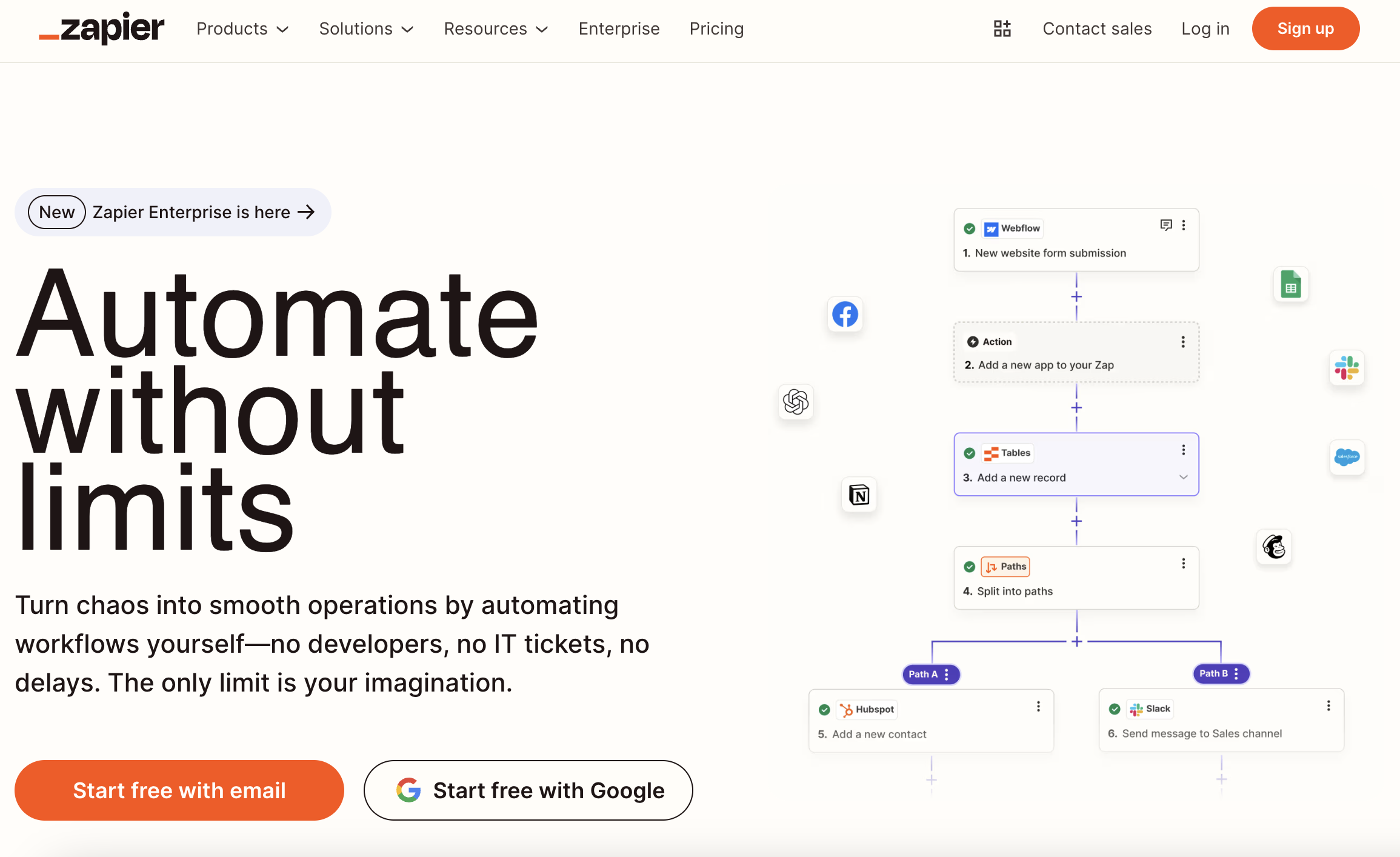 Zapier workflow automation tool