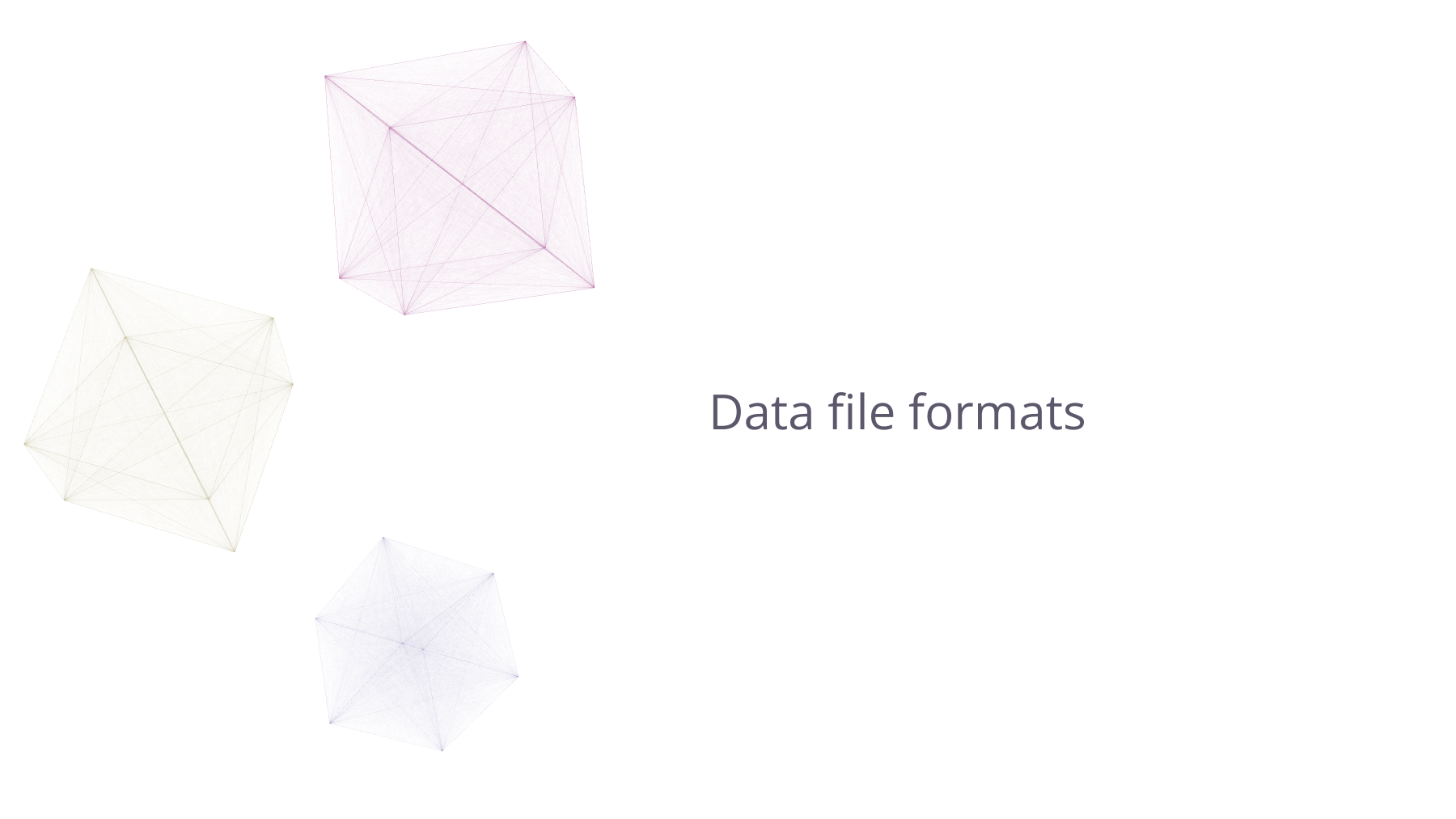 Cover art for the blog post: Common data file formats explained