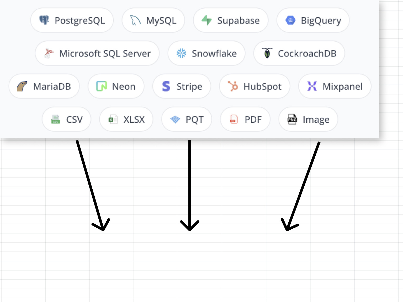 Blend disparate data sources all in one tool.