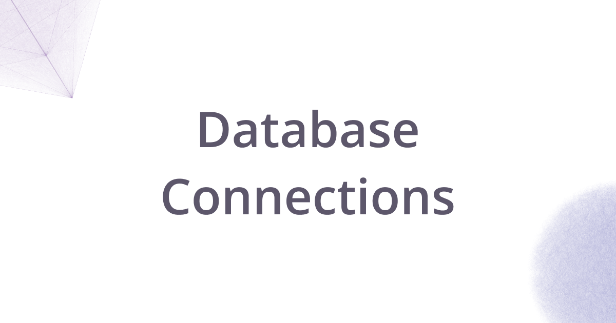 Database connections in Quadratic.