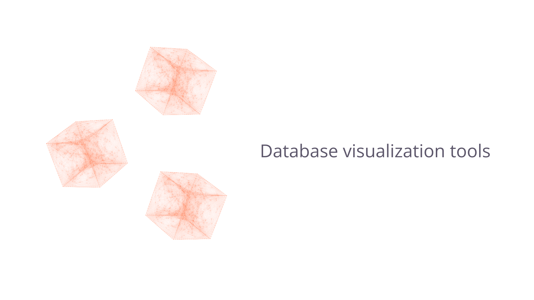 Database visualization tools illustration.