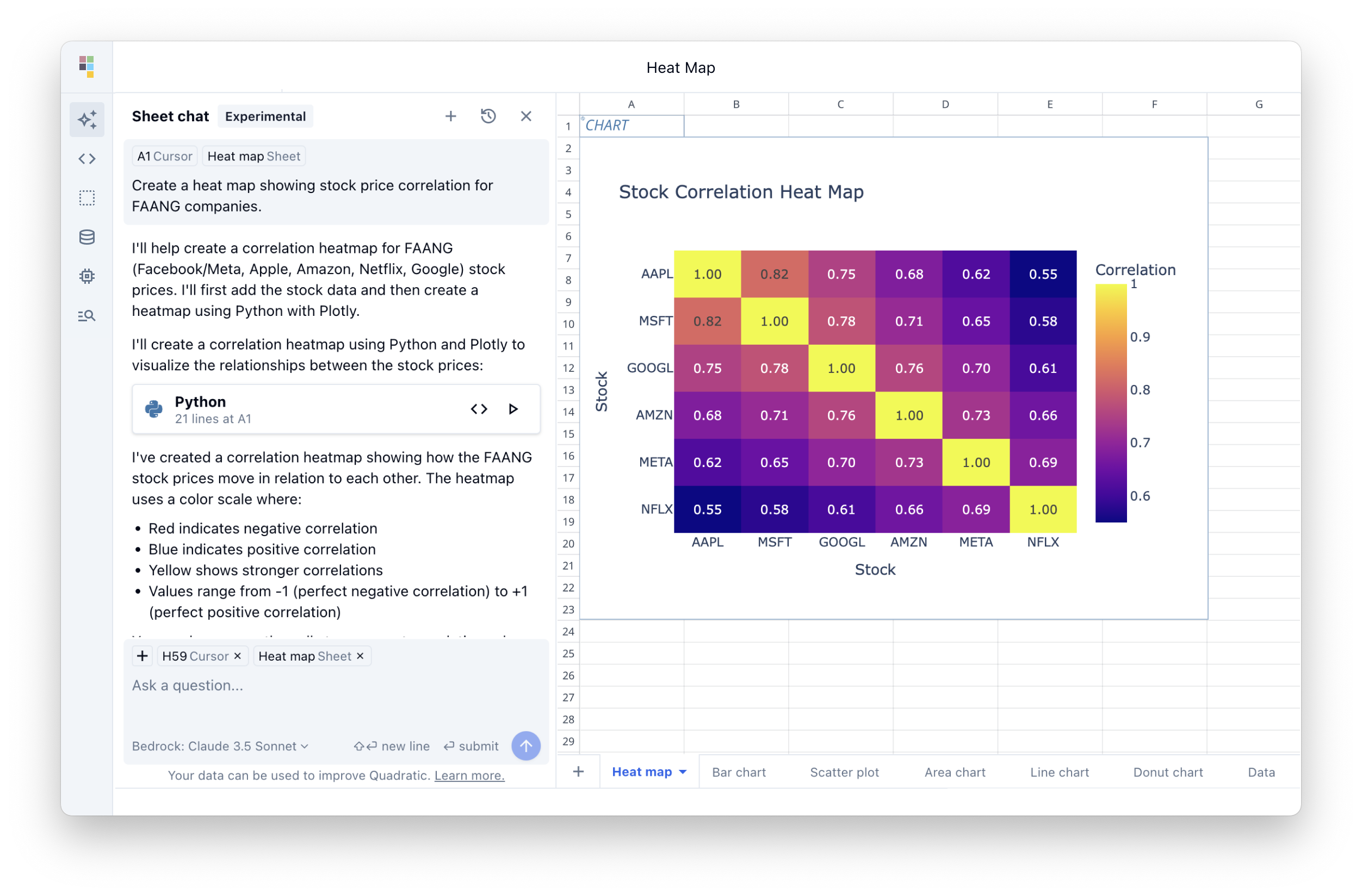 Screenshot of Quadratic