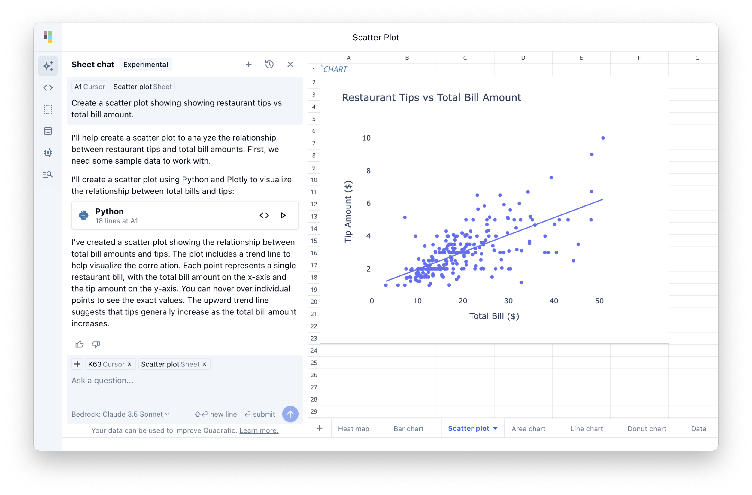 Screenshot of Quadratic